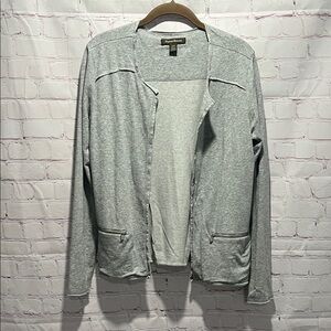 Tommy Bahama Light Gray Women's‎ Cardigan Sweater Size Small